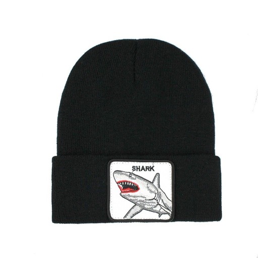 Wintermuts met haaienprint A1