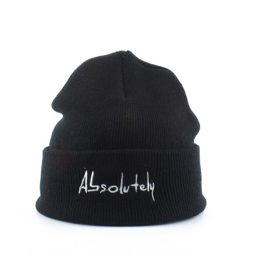 Wintermuts met opschrift