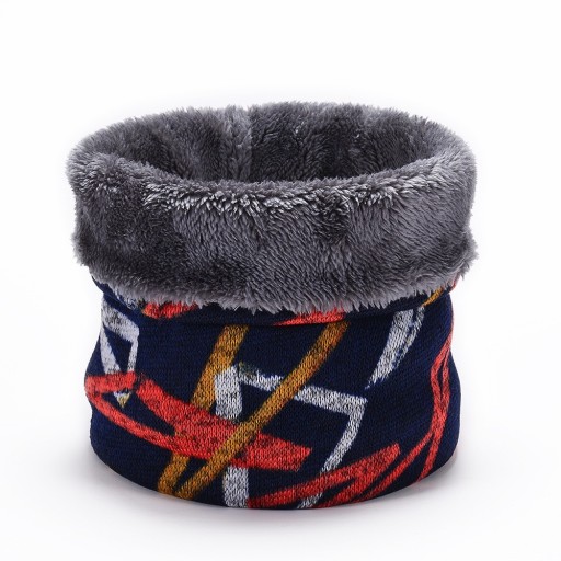 Wintersjaal met patroon