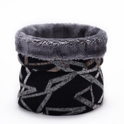 Wintersjaal met patroon