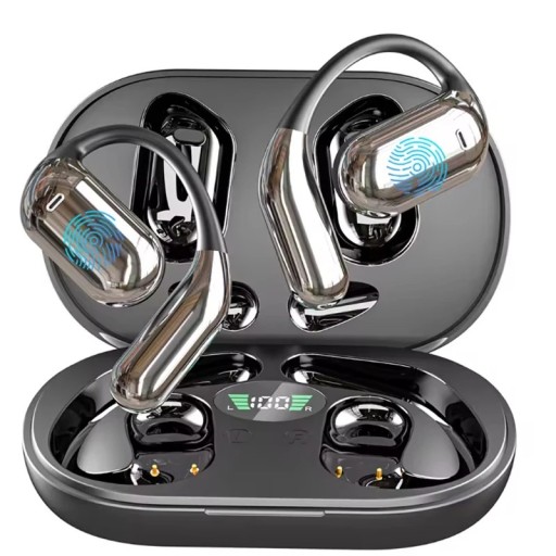 Wireless AI Headphones with Instant Translation of 144 Languages Bluetooth 5.3 Noise Cancellation Open Design for Travel