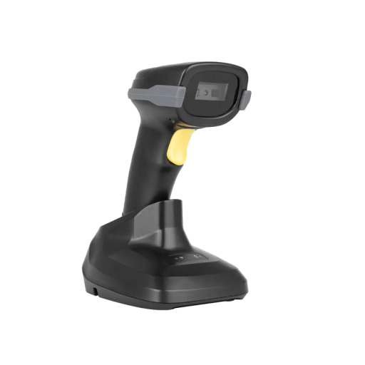 Wireless Barcode Scanner with Bluetooth A66DZ Handheld Barcode Scanner with Stand 1D, 2D, QR, DM, PDF417 Scanner