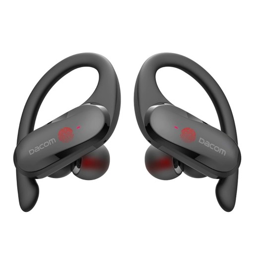 Wireless Headphones with Ear Hooks and Charging Case Bluetooth 5.0 Battery Life Approximately 6 Hours Music Control Voice Assistant Black