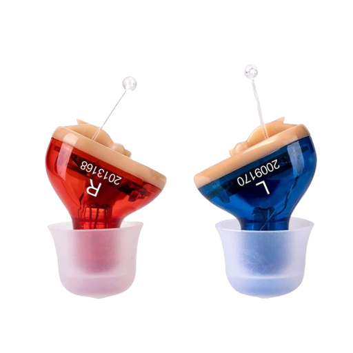 Wireless Hearing Aids Audifonos Q10 2 pcs for Both Ears Hearing Devices Compact 1.8 x 1.2 cm