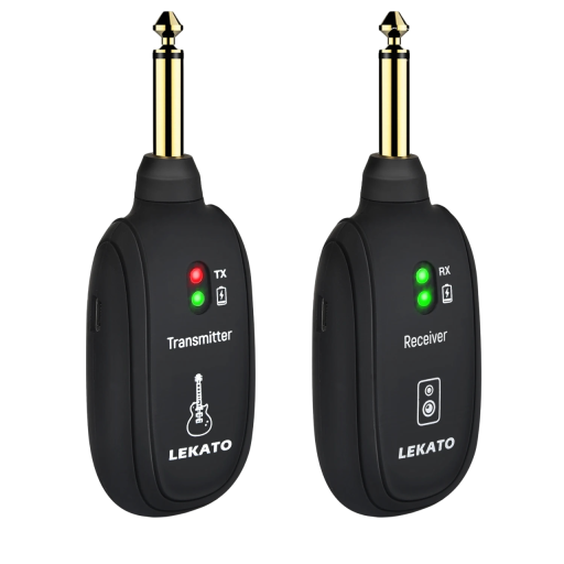 Wireless Transmitter and Receiver A8 Rechargeable Micro USB 11 x 4.5 x 1.5 cm Transmission up to 50 m Frequency Response 20 Hz–20 kHz Accurate Digital Quality