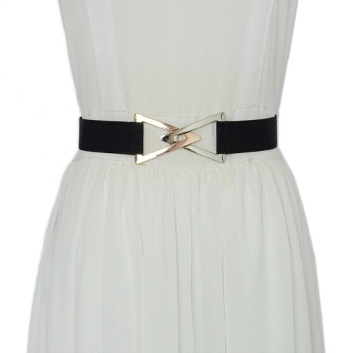 Women's Belt with Triangular Buckle