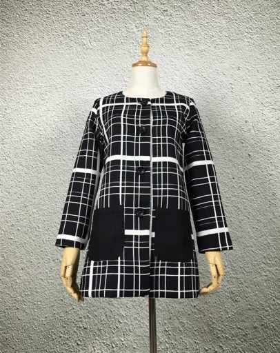 Women's Checked Coat
