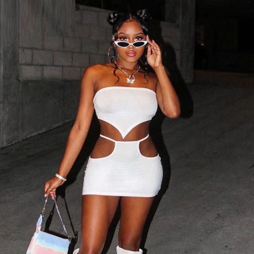 Women's Crop Top and Skirt B1185