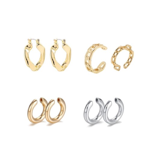 Women's Earrings 4 Pairs