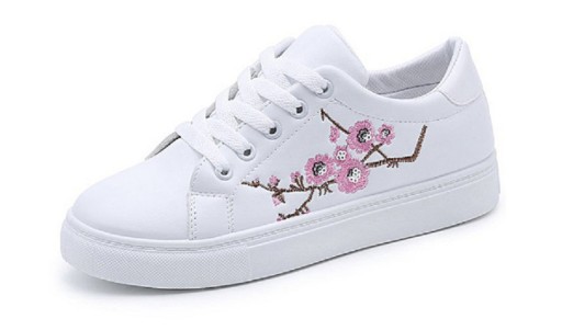 Women's Floral Sneakers J1175