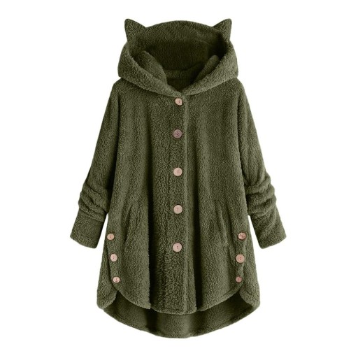 Women's Furry Hoodie with Ears