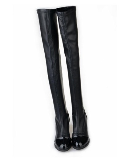 Women's Leather Boots - Black