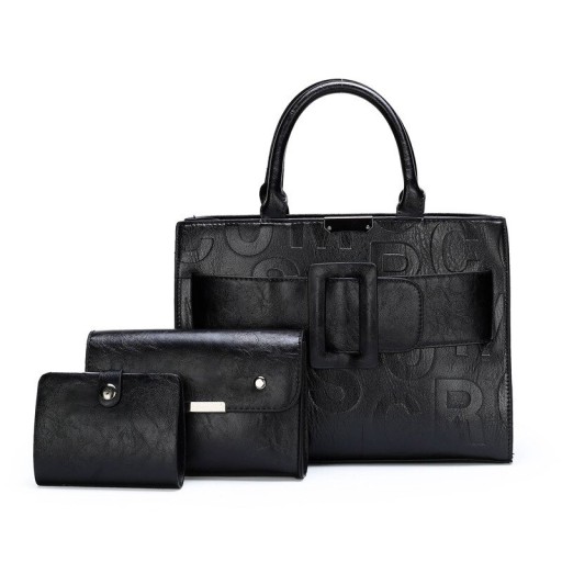 Women's Leather Handbag Set of 3 M1660