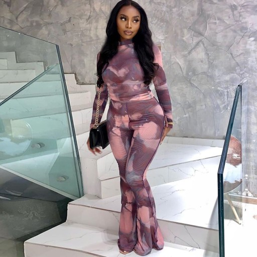 Women's Long Sleeve Top and Trousers B1279