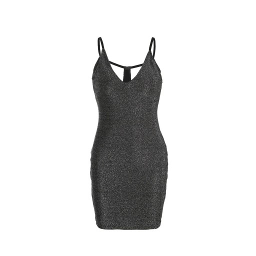 Women's Mini Dress with Deep Neckline