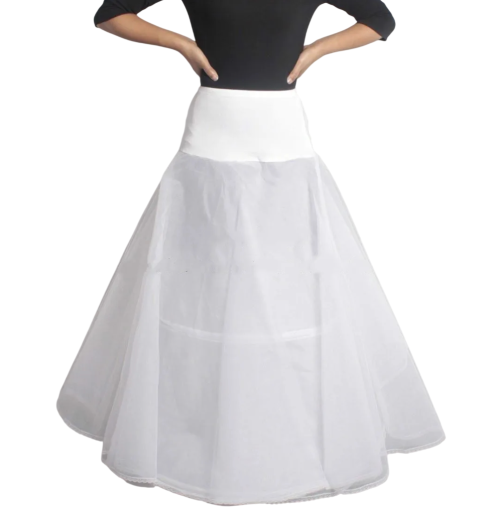 Women's Multi-layered Underskirt Straight Cut with Flare Lightweight Volume Underskirt for Wedding and Evening Dresses Tulle A-line Skirt