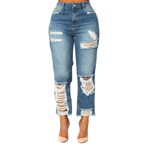 Women's Ripped Stretch Jeans