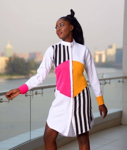 Women's Shirt Dress Above the Knee