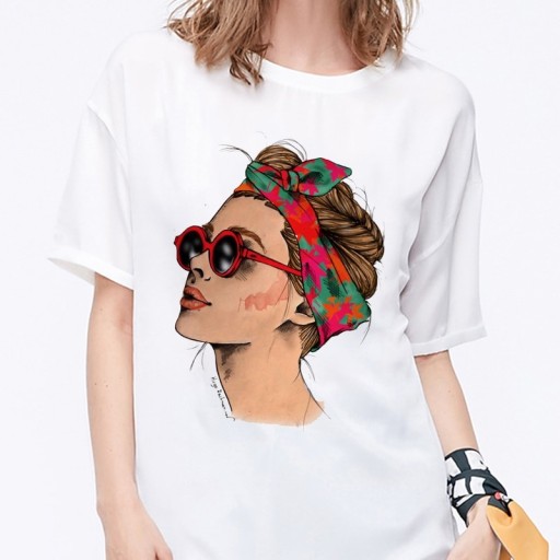 Women's T-shirt with Face Print