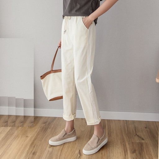 Women's Trousers with Elastic Waist