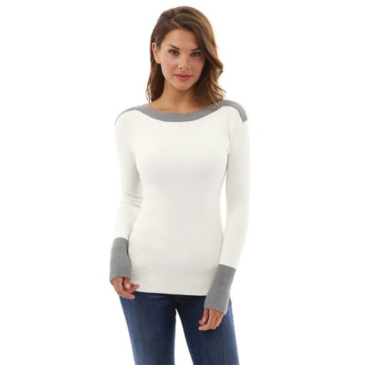 Women's Two-Tone Sweater