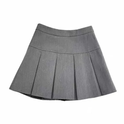 Women's Vintage Pleated Mini Skirt Short Pleated Skirt in Retro Style Stylish School Look Elegant Skirt for Summer and Autumn