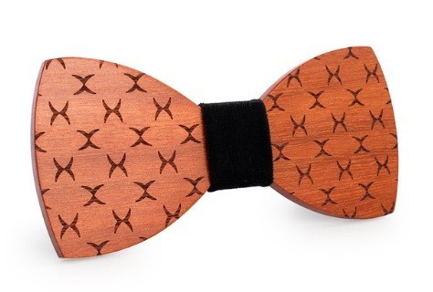 Wooden Bow Tie J641