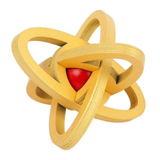 Wooden Puzzle with Ball