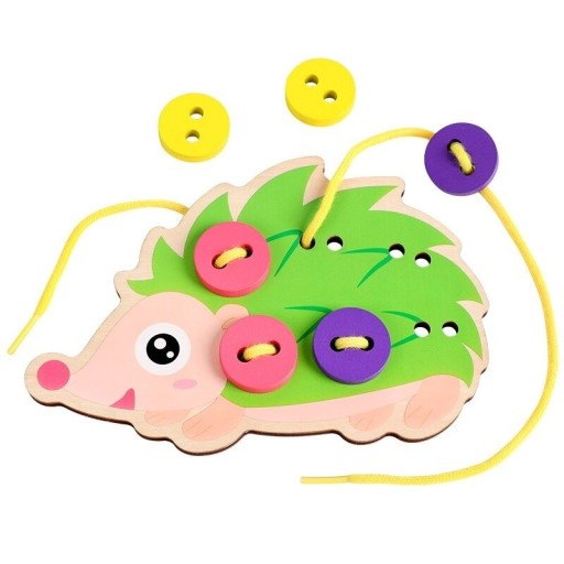 Wooden Quilted Hedgehog