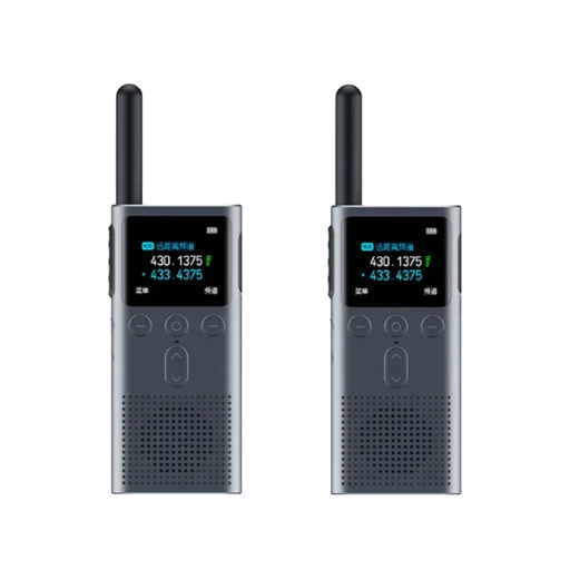 Xiaomi Walkie Talkie 2S met een vermogen van 4 W bereik 5 km kleurenscherm van 1,77 inch USB-C gewicht 139,5 g donkergrijs voor uitjes