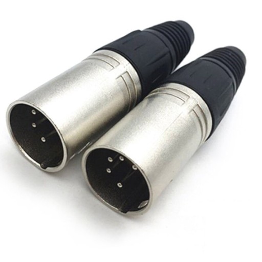 XLR 5-nastainen uros/naarasliitin