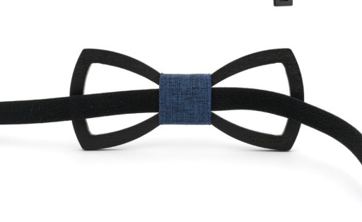 Ξύλινος παπιγιόν με κοπή J650