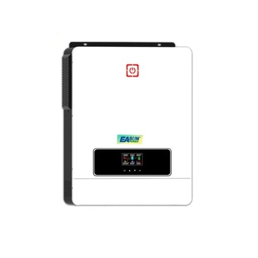 Υβριδικός ηλιακός μετατροπέας 10,2 kW 48 V με δύο MPPT φόρτιση 180 A και PV πεδίο 10 200 W και 500 V DC λευκός on-grid και off-grid για φωτοβολταϊκά