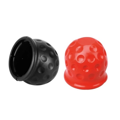 Yleiskäyttöinen kuminen vetopallon suojakotelo 50 mm Suojakotelo perävaunupallolle Autotarvikkeet Vetolaite Musta kansi 6x5,5 cm