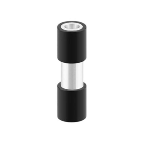 Zachte achterdemper voor fiets 54 mm compacte constructie zwart-zilver voor vering van de achterzijde van de fiets