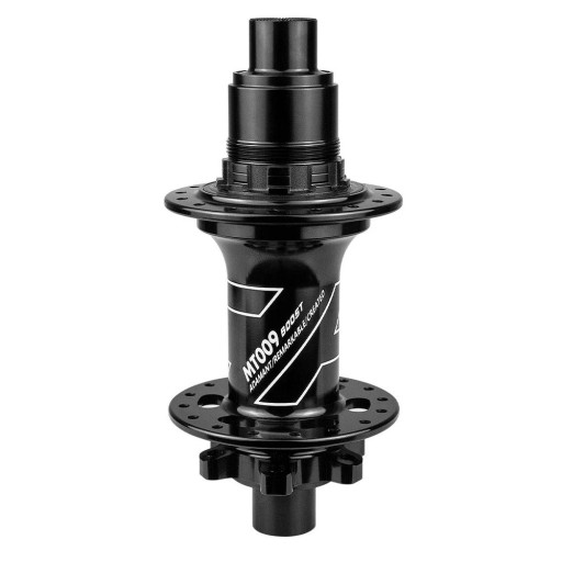 Zadni hub na kolo Boost XD 12s 148x12 mm 28 otworów czarny do rowerów górskich MTB kaseta XD