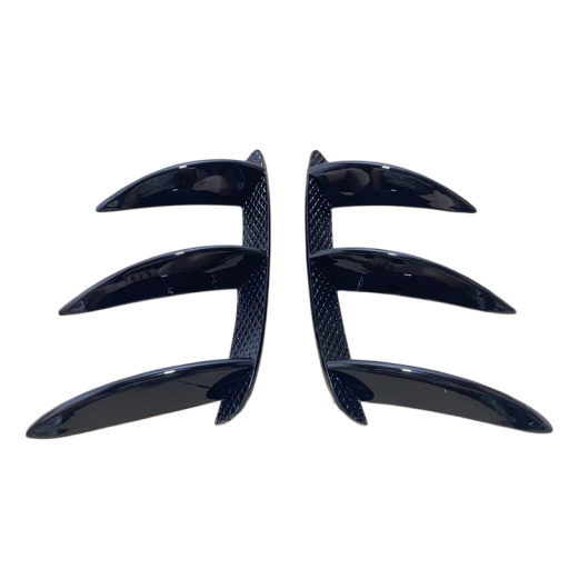 Zadní spoiler nárazníku lesklý černý dekorativní kryt výdechů vzduchu pro úpravu vzhledu karoserie auta tuning doplněk