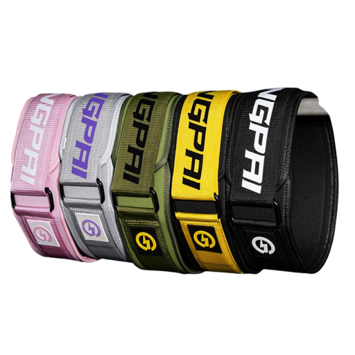 Zádový pas na posilowanie rozmiar L dla obwodu w talii 82–92 cm, regulowany tekstylny pas z szybkozłączem do treningu fitness, martwego ciągu i przysiadów