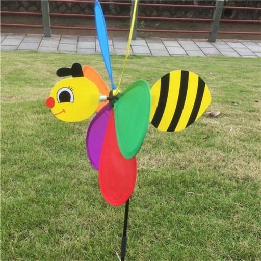 Záhradný veterník v tvare včely