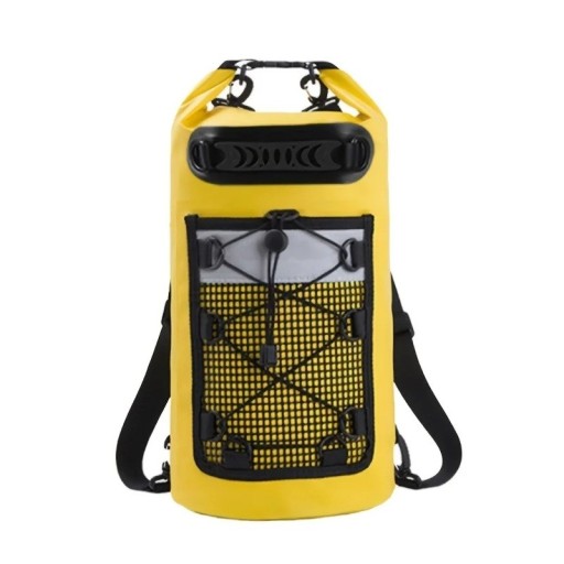 Zaino impermeabile in PVC 30L 61x43x28 cm Sacco asciutto per nuoto per uomini e donne A spalla Rafting Kayak Surfing Trekking