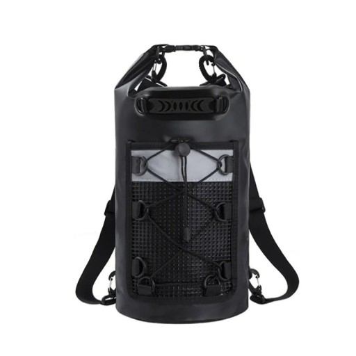 Zaino impermeabile in PVC 30L 61x43x28 cm Sacco asciutto per nuoto per uomini e donne A spalla Rafting Kayak Surfing Trekking