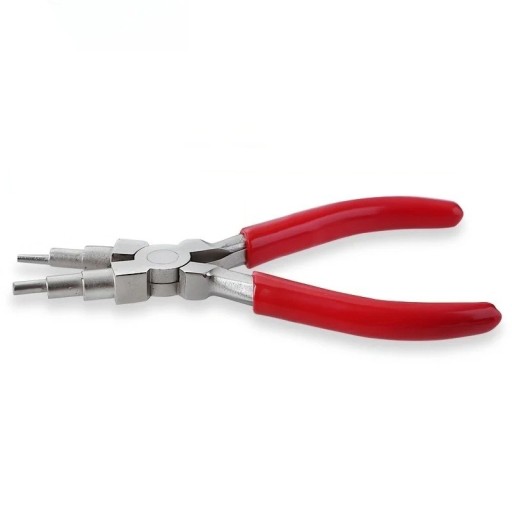 Zangen für Schmuck 150 mm aus Kohlenstoffstahl mit runder und spitz zulaufender Nase 3–10 mm DIY Drahtschlingen Werkzeug zur Ring- und Schmuckherstellung