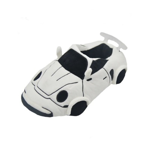 Zapatillas de felpa con forma de coche deportivo Zapatillas de casa suaves para mujer y hombre Talla UE 36-43 Longitud del pie 27 cm Calzado original para invierno