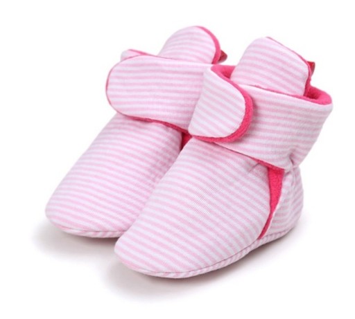 Zapatillas de invierno para niños con rayas