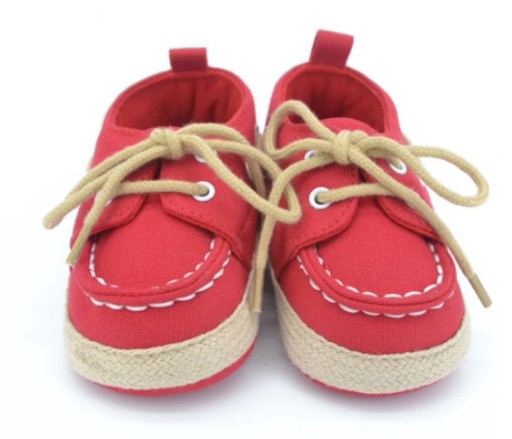Zapatillas de lona con cordones para niños
