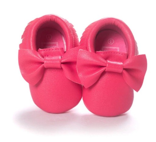 Zapatillas de niña con lazo