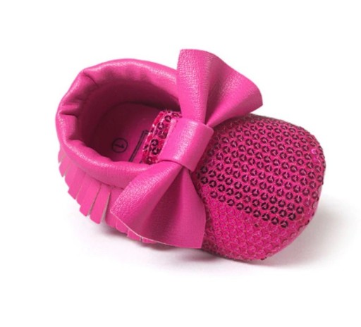 Zapatillas de niña con lentejuelas