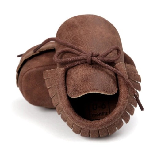 Zapatillas de piel para niños A479