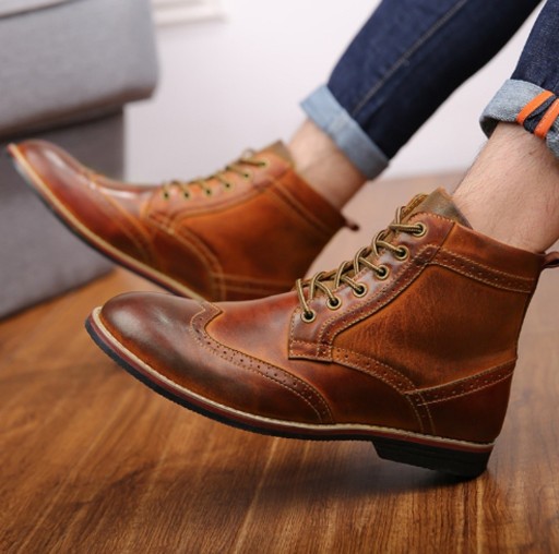 Zapatos con cordones para hombre A928