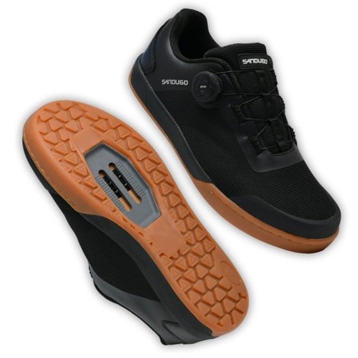 Zapatos de ciclismo unisex con cierre giratorio y suela para calas de nylon EVA algodón goma para ciclismo recreativo y deportivo